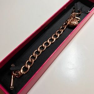 Juicy Couture Rose Gold Charm Bracelet